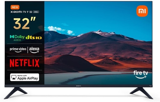 XIAOMI TV F 32 Inch HD Smart TV, Alexa, Dolby Audio, DTS Virtual:X, AirPlay