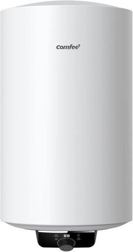 Încălzitor de apă electric de perete COMFEE' D50-15EFG Accumolo 50L pentru chiuvetă de blat, Wi-Fi, compact, ușor de instalat, alb