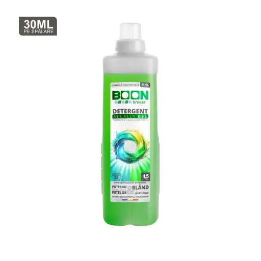 Detergent Lichid Rufe BOON Breeze1.5L – 50 spalari -  citrice, mar verde, lacramioare, floare de portocal