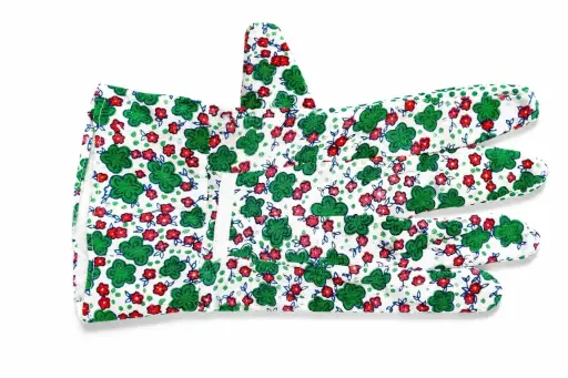 Manusi pentru gradinarit cu antialunecare - culoare verde