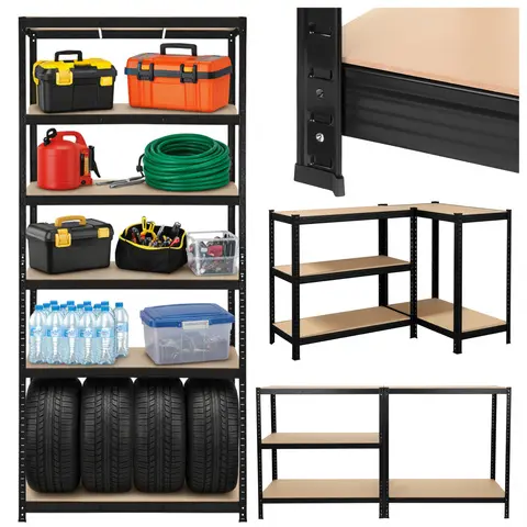 Raft de depozitare - negru 220x100x45 Bigstren