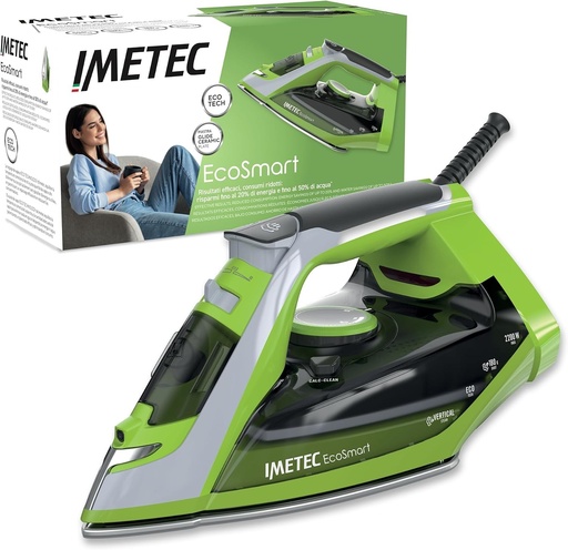 Imetec EcoSmart – Fier de călcat cu abur de 2200 W