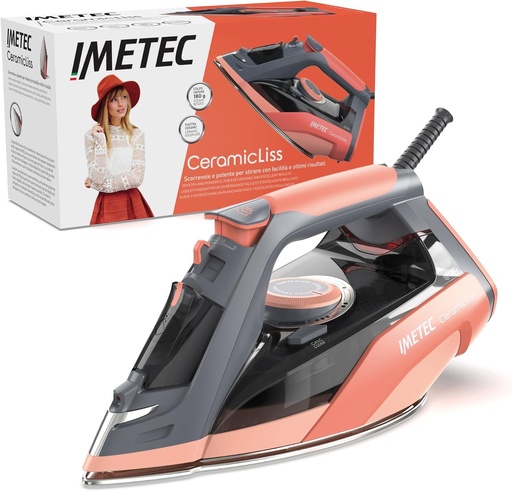 Imetec CeramicLiss – Fier de călcat cu abur de 2400 W
