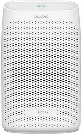 Dezumidificator Cecotec BigDry 2000 Essential, 300 ml/zi, rezervor detașabil de 0,7 litri, acoperire până la 20 m2, filtru detașabil și lavabil, oprire automată