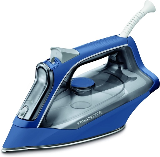 Fier de călcat Rowenta DX1636, putere 2400 W, debit de abur de până la 40 g/minut, jet de abur 120 g/minut, cu rezervor de apă și talpă anti-zgârieturi, pentru rezultate de lungă durată