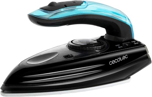 Fier de călcat de călătorie Cecotec Fast&Furious 4000. 1200W, abur continuu 20g/min, jet de abur 65g/min, reglare temperatură, adaptabil la diverse tensiuni, include geantă de călătorie