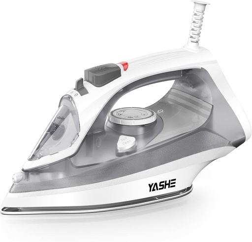 Fier de călcat cu abur de 2300 W, talpă antiaderentă cu încălzire rapidă, rezervor de apă de 300 ml, abur de 25 g/min, jet de abur de 150 g, autocurățare, anticalcar, funcție antipicurare