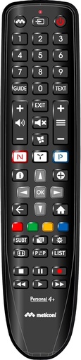 Meliconi Gumbody Personal 4+, Telecomandă pentru televizoare Philips cu corp din cauciuc