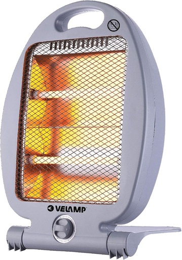 Încălzitor electric cu cuarț de 800 W. Gri