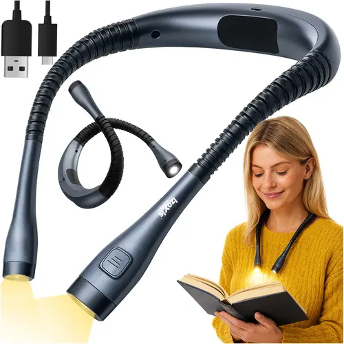 Lampa de citit cu LED pentru gat