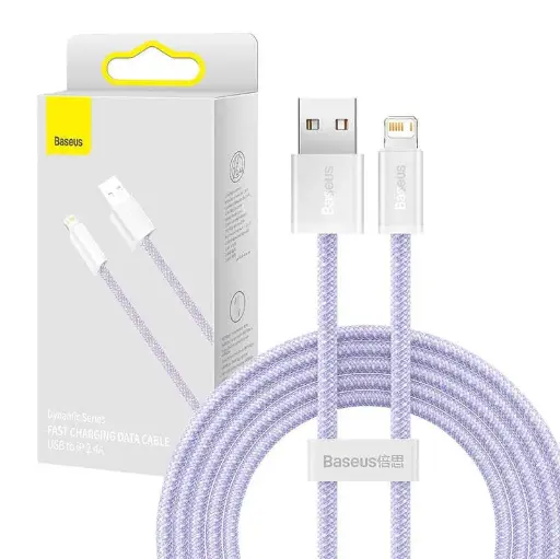 Cablu Baseus Dynamic USB Lightning 2m 2.4A MOV