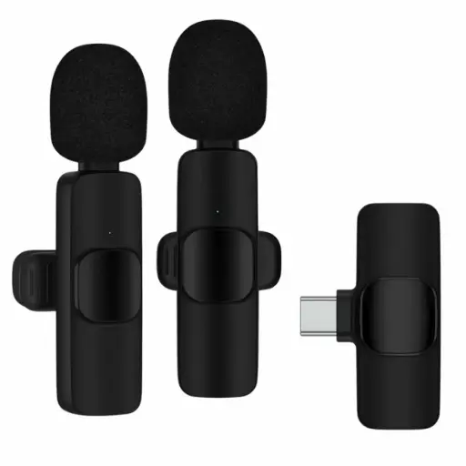 Microfon wireless DA704 cu prindere prin USB-C, 2 buc.