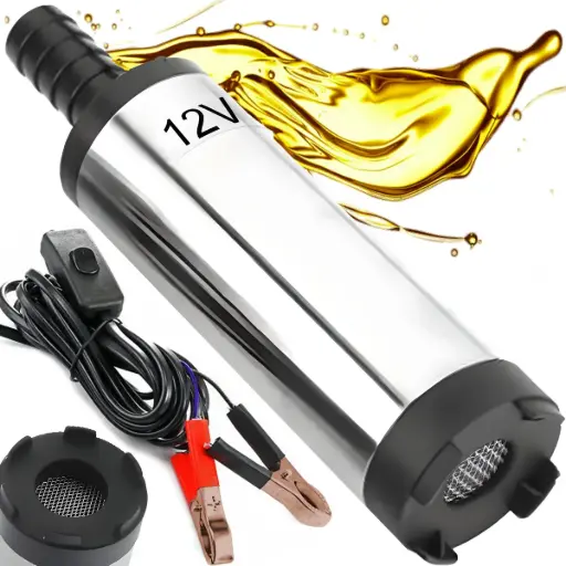 [E066] Pompă submersibilă puternică pentru golirea combustibilului, uleiului, apei, 12V