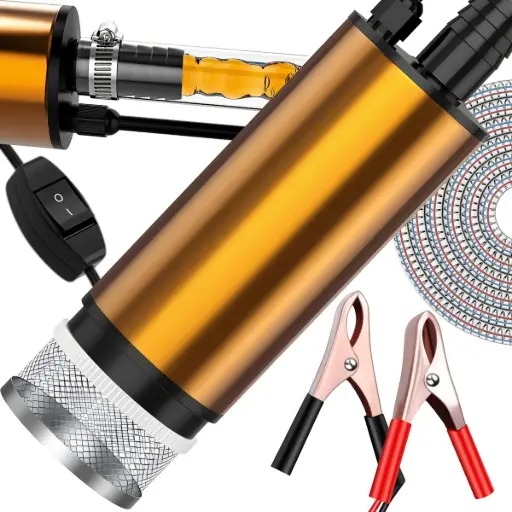 Pompă electrică de scurgere a apei pentru păcură 12v, kit gold MR126