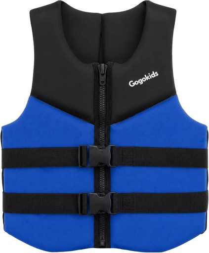 Vestă de salvare Gogokids pentru copii, 22,7–40,8 kg, 34–56,7 kg, antrenament de înot, caiac, plimbări cu barca