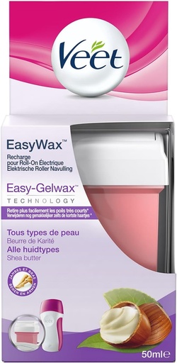 VEET - Rezervă de ceară roll-on - Easy Wax - Toate tipurile de ten - 50ml