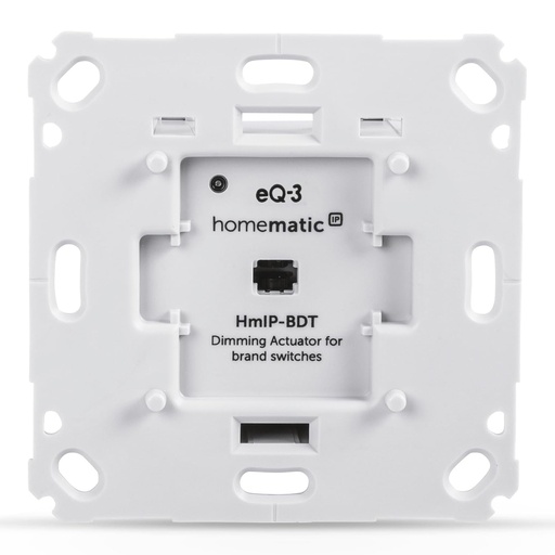 Actuator de reglare a intensității luminoase Homematic IP Smart home pentru întrerupătoare de marcă - întrerupere de fază, variator cu întrerupere de fază pentru lămpi reglabile, precum și pentru majoritatea lămpilor LED reglabile, 143166A0