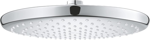 Cap de duș GROHE Vitalio Start 250 Quickfix, cap de duș rotund de 250 mm, economie de apă, crom, ușor de instalat: compatibil cu toate brațele de duș standard 26815000