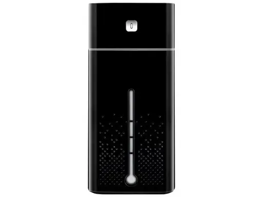 [E685] Umidificator de aer și difuzor de arome cu lumină LED în 7 culori, USB, negru