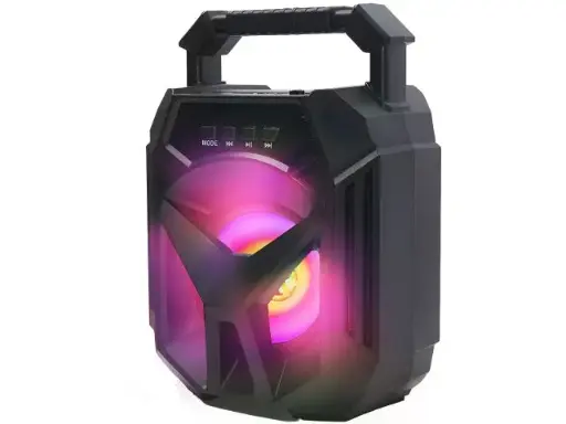 Boxă portabilă Bluetooth fără fir, boombox, RGB, USB, card TF, AUX, 400W