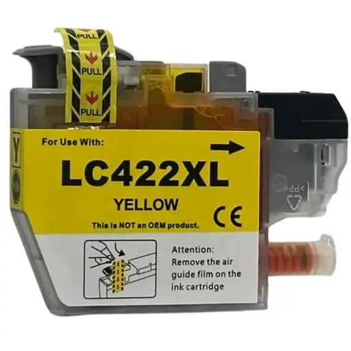 Cartuș de cerneală pentru imprimanta Brother LC422XL Yellow (LC422XLY)