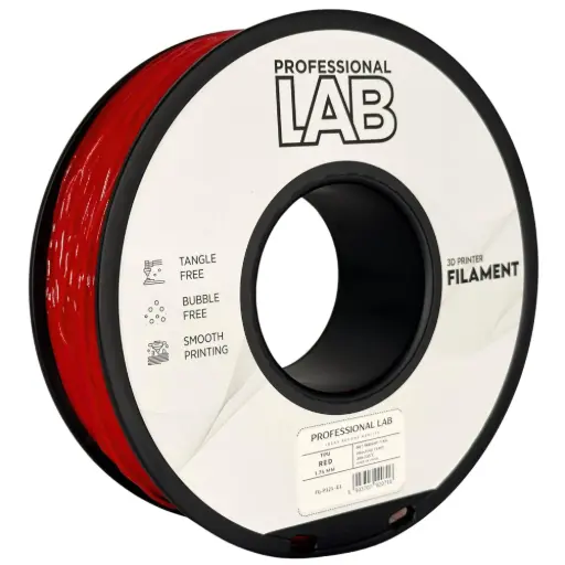 Filament imprimanta 3D TPU Red - Prof. Lab 1.75mm 1KG
