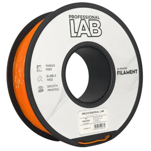 Filament imprimanta 3D TPU Orange - Prof. Lab 1.75mm 1KG