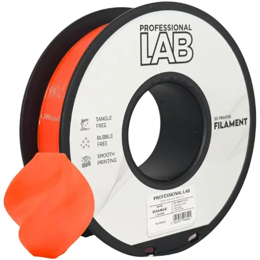 Filament imprimanta 3D PETG Orange - Prof. Lab 1.75mm 1KG