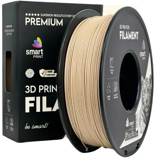 Filament imprimanta 3D PLA Marble Brick Red - Smart Print 1.75mm 1KG