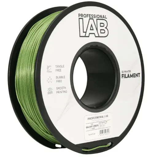 Filament imprimanta 3D PLA Galaxy Green - Prof. Lab 1.75mm 1KG