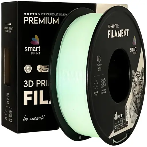 Filament imprimanta 3D PLA Luminous White - Smart Print 1.75mm 1KG