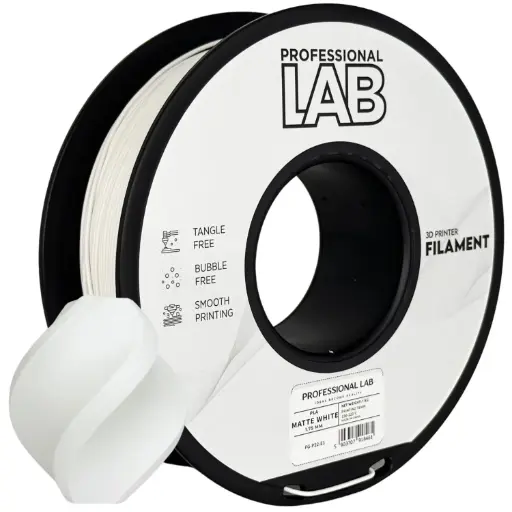 Filament imprimanta 3D PLA Matte White - Prof. Lab 1.75mm 1KG