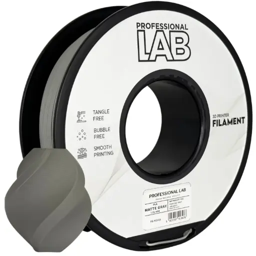 Filament imprimanta 3D PLA Matte Gray - Prof. Lab 1.75mm 1KG