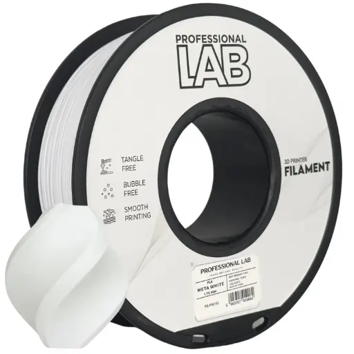 Filament imprimanta 3D PLA Meta White - Prof. Lab 1.75mm 1KG