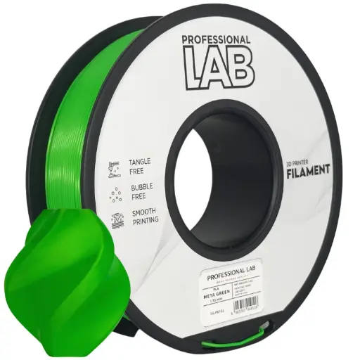 Filament imprimanta 3D PLA Meta Green - Prof. Lab 1.75mm 1KG