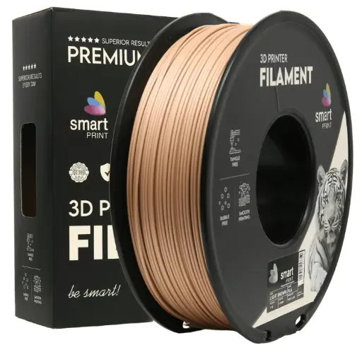 Filament imprimanta 3D PLA Light Brown - Smart Print 1.75mm 1KG