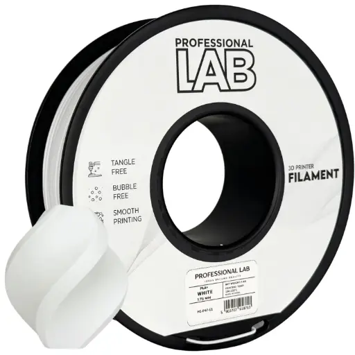 Filament imprimanta 3D PLA+ White - Prof. Lab 1.75mm 1KG