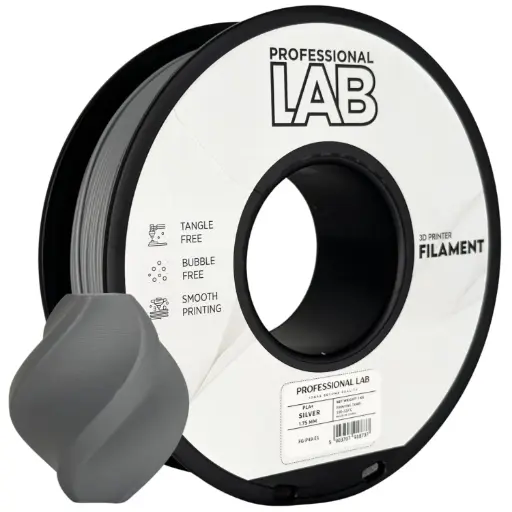 Filament imprimanta 3D PLA+ Silver - Prof. Lab 1.75mm 1KG