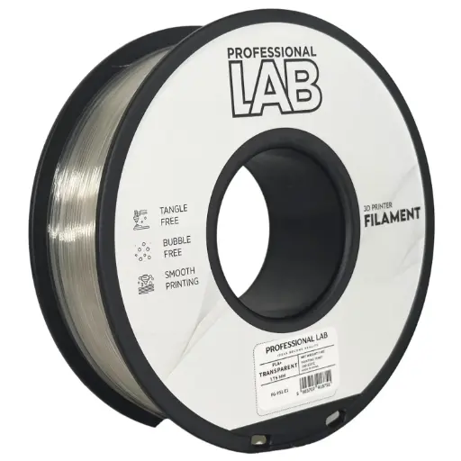Filament imprimanta 3D PLA+ Transparent - Prof. Lab 1.75mm 1KG