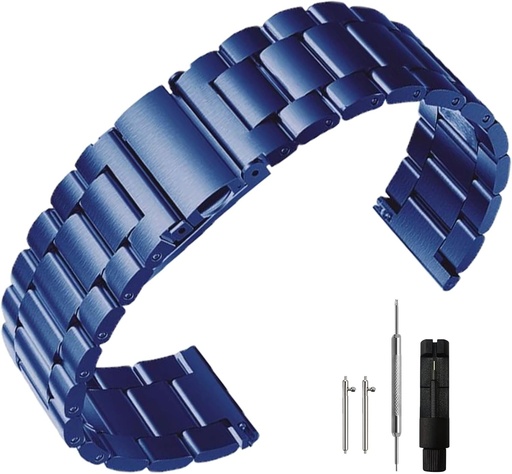 Curele de ceas metalice premium din oțel inoxidabil mat 16 mm 18 mm 20 mm 22 mm 24 mm brățară din oțel inoxidabil cu eliberare rapidă brățară metalică curele de schimb curea de ceas pentru bărbați și femei