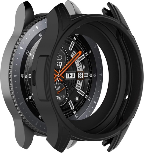 Carcasă protectoră din silicon moale, carcasă protectoare pentru ceas inteligent Samsung Galaxy Gear S3 Frontier și SM-R800 46mm