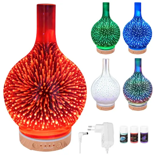 [00028224] Difuzor aromaterapie cu umidificator 200 ml Zortiva