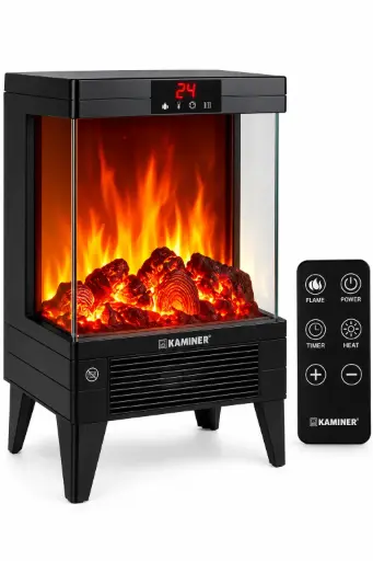 [00026400] Șemineu electric cu efect de flacără Embego Kaminer