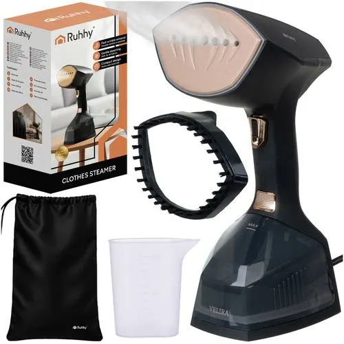 [00026901] Aparat cu abur pentru haine 2000 W, negru, Ruhhy