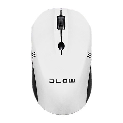 [84-001] Mouse optic wireless Blow MB-10 alb, 2,4 GHz, 1000/1200/1600 DPI, receptor USB nano, ambidextru