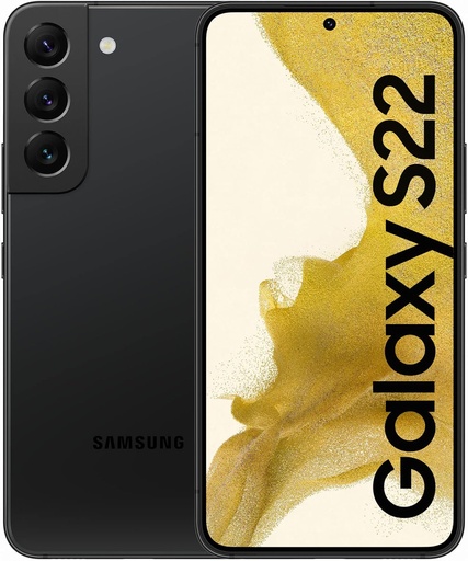 Samsung Galaxy S22, smartphone Android, afișaj Dynamic AMOLED de 6,1 inchi, baterie de 3.700 mAh, 256 GB/8 GB RAM, telefon mobil în Phantom Black, inclusiv garanția producătorului de 36 de luni [Exclusiv la Amazon]