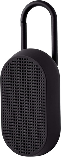 Difuzor Bluetooth Lexon MINO T cu carabină, rezistent la apă (negru)