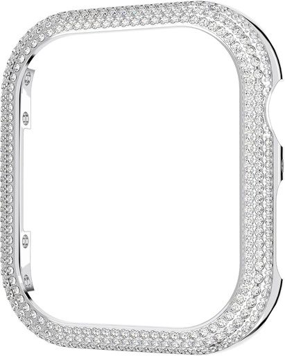Cadru Swarovski Sparkling pentru Apple Watch Series 7, cadru de cristal placat cu rodiu de 41 mm