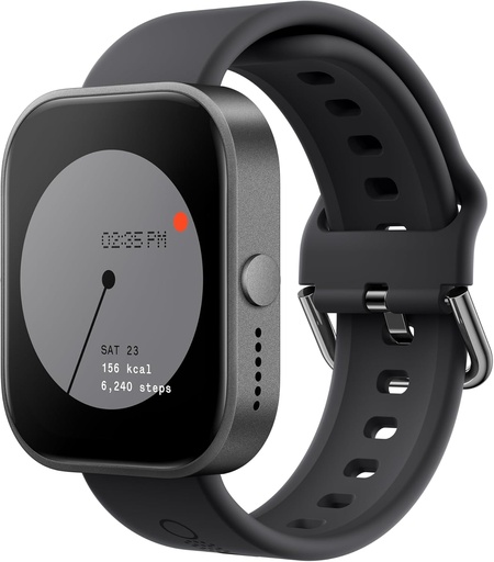 Ceas inteligent CMF by Nothing Watch Pro cu afișaj AMOLED de 1,96 inchi, tracker de fitness, multi-GPS încorporat, apelare Bluetooth cu reducere a zgomotului AI și până la 13 ore de viață a bateriei, gri închis