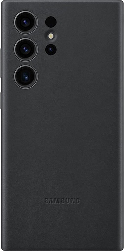 Husa din piele pentru smartphone Samsung EF-VS918 pentru Galaxy S23 Ultra, husa pentru telefon mobil, piele naturala, design subtire, neagra